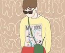 送っていただいた写真をもとに似顔絵をお描きします 友達へのプレゼントやアイコンに、世界に一つの似顔絵を イメージ3
