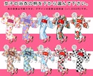 夏を彩る可愛い浴衣のイラスト描きます サムネ映え抜群！画面をパッと彩るお祭り気分の主役級イラスト イメージ8