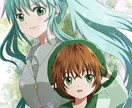 あなただけのオリジナルイラスト制作します アニメ塗りで目を引く！　キラキラで可愛い男女が得意です！ イメージ5