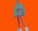 似顔絵やコーデ画など描きます SNSのアイコン用など悩んでる方に！ イメージ3