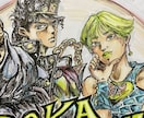 色紙に誕生日・結婚式などのアニメ風似顔絵を描きます ポーズや衣装、背景などお好みのイラストを仕上げます。 イメージ1