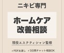 ニキビ肌を本気で改善します 現役エステティシャンが生活習慣から徹底サポート イメージ1
