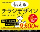 伝えるチラシデザイン制作いたします 今だけ！実績が10超えるまで全てのサイズ9800円〜承ります イメージ1