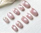 モルガナイトピンクのネイルチップ現品販売してます オリジナルブレンドのカラーとデザインであなたの日常に彩りを イメージ2