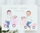 何年後も見返せる優しいタッチの似顔絵をお描きします お子様の成長記録をアイコンや贈り物で笑顔溢れる毎日に◎ イメージ9