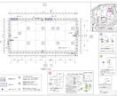 新築工事・改修工事の仮設施工計画図作成します 仮設施工計画図作成依頼は経験豊富な私にお任せください イメージ2