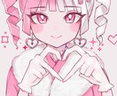 かわいい女の子のイラストを描きます 砂糖菓子のように甘いあなただけの女の子をお描きします イメージ2