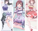 全身立ち絵依頼受け付けてます 綺麗な雰囲気の男女のイラストです イメージ1