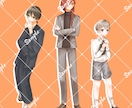 TRPG/コテキャ/立ち絵イラスト制作します 柔らかで可愛いイラストで立ち絵制作しています！ イメージ3