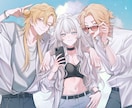 ご希望に寄り添うイラスト制作します 綺麗めの人物イラストご希望の方大歓迎です！ イメージ5