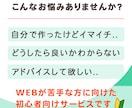 WEBが苦手な方をサポートして整えます WEBが苦手な方でも大丈夫！初心者大歓迎！ イメージ2