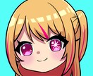アニメ調で可愛いあなただけのアイコン描きます 格安にてご案内させていただきます イメージ3