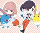 かわいいデフォルメイラスト描きます 活動やキャラシートにどうですか！ イメージ1