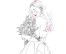 アイコンイラスト描きます SNSアイコン.カップル.プレゼント用のイラスト描きます イメージ7