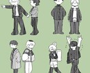 ゆるいイラスト描きます 創作キャラなどをいつもと違うタッチで見てみませんか イメージ2