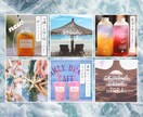 Instagramの投稿画像を制作します 1投稿10枚まで同料金で制作します イメージ5