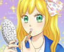 少女漫画風SNSアイコンお描きします イケメン、チビキャラも可能。お好みに合わせて作成します。 イメージ2