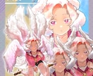 TRPGキャラクター立ち絵制作します はっきり・すっきりした色使いのキャラクターを制作します！ イメージ10