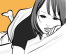 お写真の雰囲気を活かしたイラスト描きます シンプルなモノクロ線画のイラストで表現します◎ イメージ2