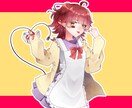 配信やSNSで使える人物イラスト描きます 配信・SNSで映える人物イラストを描きます！ イメージ3