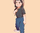柔らかい雰囲気でお子様の似顔絵アイコン描きます アイコンや記念にぴったり◎優しいタッチで可愛く描きます イメージ1