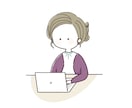 人物・カップル・ファミリーのイラストを描きます 〜ゆるいタッチの可愛いアイコン風イラスト ☺︎〜 イメージ3