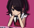 Y2Kニュアンス女子描きます 韓国アイドルみたいなアンニュイかわいいイラスト イメージ5