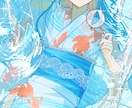商用利用可！切なくて綺麗なイラストを描きます アイコン、動画用、立ち絵、あらゆるイラストを描きます！ イメージ6