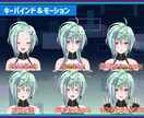 Vtuberイラスト＆モデリング制作致します キャラデザ～モデリングまで対応します イメージ3