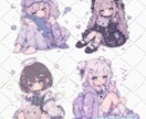 商用込み◎儚かわいいちびキャラ描きます 実績作り10名限定価格です♡♪ イメージ6