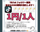 TikTokフォロワー1500人増加します ✅️激安❗️❗️高品質フォロワーで減少保証にも対応✊ イメージ1