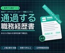 IT人材の職務経歴書を採用目線で作成します IT/データ/AI人材を統括する側の視点で伝わる職務経歴書に イメージ1