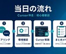 Cursorで作りたいを一緒に形にします 【初心者歓迎】AIコーディングを伴走ですすめます イメージ2