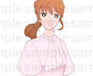 先着3名特別価格｜トルソーイラスト描きます 可愛すぎないアニメタッチで様々な用途に使いやすいイラストです イメージ3