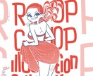 描き下ろし女性一枚イラスト描きます Tシャツ・フライヤー・ポスター等あらゆる用途に活用出来ます。 イメージ9