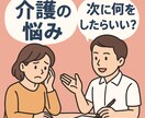 介護の「次、どうしたらいい？」を一緒に考えます 初めての介護保険・ケアマネ選び・まず何をすべきか迷ったら イメージ2