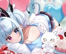 可愛いイラスト描きます VTuberさんやプレゼントにも！ イメージ2
