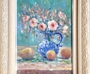 印象派のようなタッチのプロの画家が油絵を制作します サイズ:F4/表紙絵/額付/お部屋やオフィスに飾る絵/贈答品 イメージ5