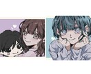 イラストお描きします SNS用アイコン、ヘッダー、配信サムネイルなど描きます イメージ3