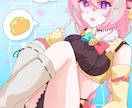 ポップでかわいいイラスト描きます SNSやその他アプリのアイコンなどに！ イメージ2