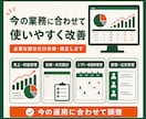 Excelの管理表を作成・修正します 小規模な修正から新規作成まで対応します イメージ4