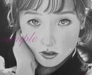 写真を元に鉛筆でリアルタッチの似顔絵をお描きします プレゼントやSNSアイコンに！原画郵送オプションあります★ イメージ5