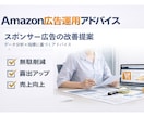 アマゾン広告運用に関してアドバイス致します レポートとビデオチャットで広告改善のご提案します イメージ1