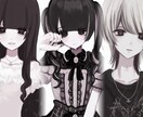 地雷系やお姉さん系のイラストお描きします 可愛いをもっとリアルに、あなただけのイラストをお描きします イメージ1