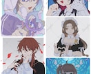 かわいい＆かっこいいイラストお描きします サムネ・アイコン・MV・立ち絵などに使えるイラスト描きます イメージ1