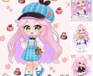細部もしっかり！デフォルメちびキャラクター描きます 細部までしっかり！デフォルメ・ミニ・ちびキャラクター描きます イメージ2