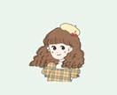アイコン用イラストをお描きします Cherry.の絵でアイコンをとびっきり可愛く♡ イメージ3