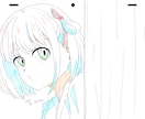 アニメ原画風1枚絵描きます 絵柄寄せ〇アニメ原画風イラスト描きます イメージ2