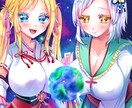 イラスト制作します 商用利用、ファンアートなどにどうぞ⊂( ᐢ. ̫.ᐢ)⊃♡ イメージ7