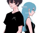 等身イラストお描きします 商用利用◎かっこいいオリジナルキャラクターを！ イメージ3